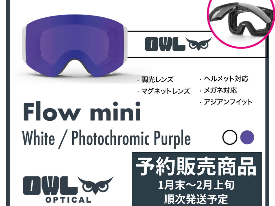 Flow mini White Photochromic lens Purple