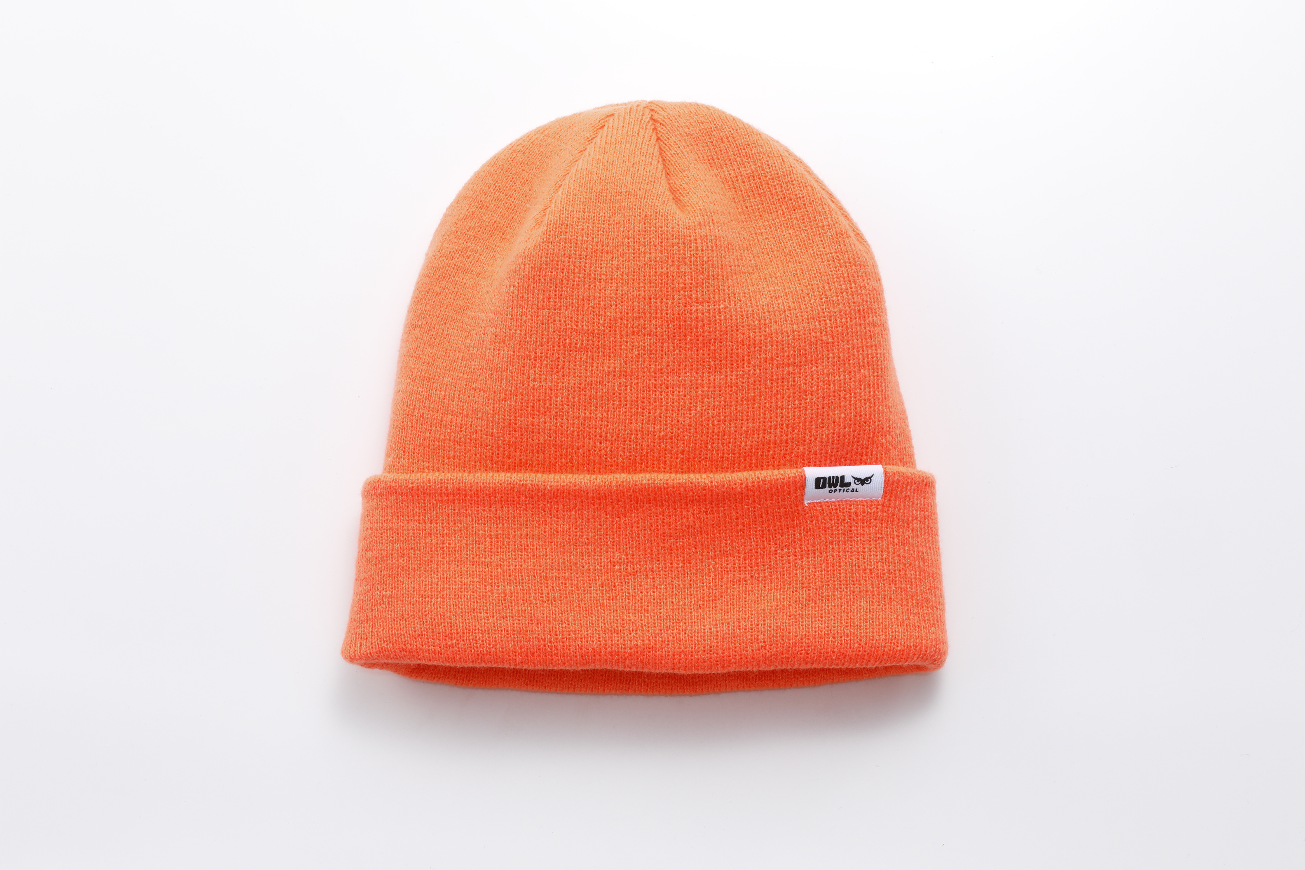 【未使用】DSQUARED2 ニット帽 オレンジ ウール OWL OPTICAL Knit Cap