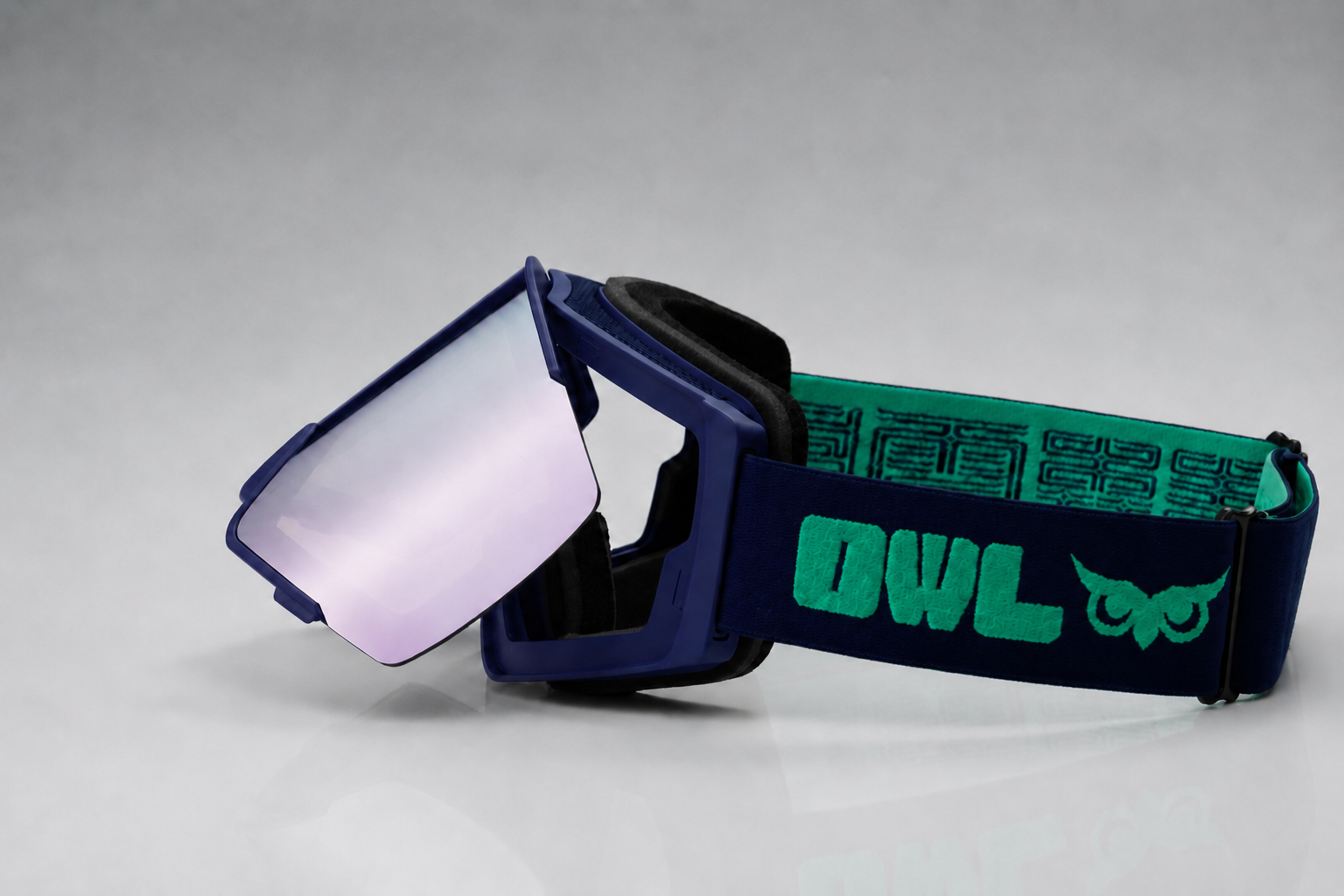 Flow XL Navy Aomori JAPOW TUNE Photochromic lens Blue to Red Green frame lens