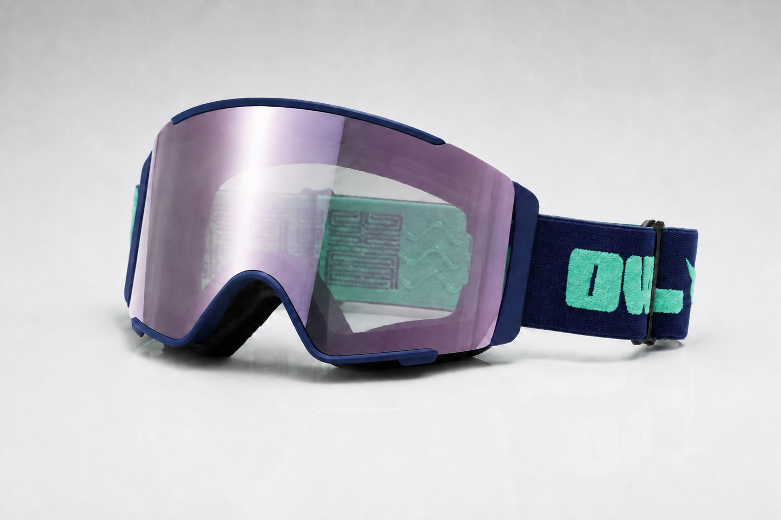 Flow XL Navy Aomori JAPOW TUNE Photochromic lens Blue to Red Green frame lens