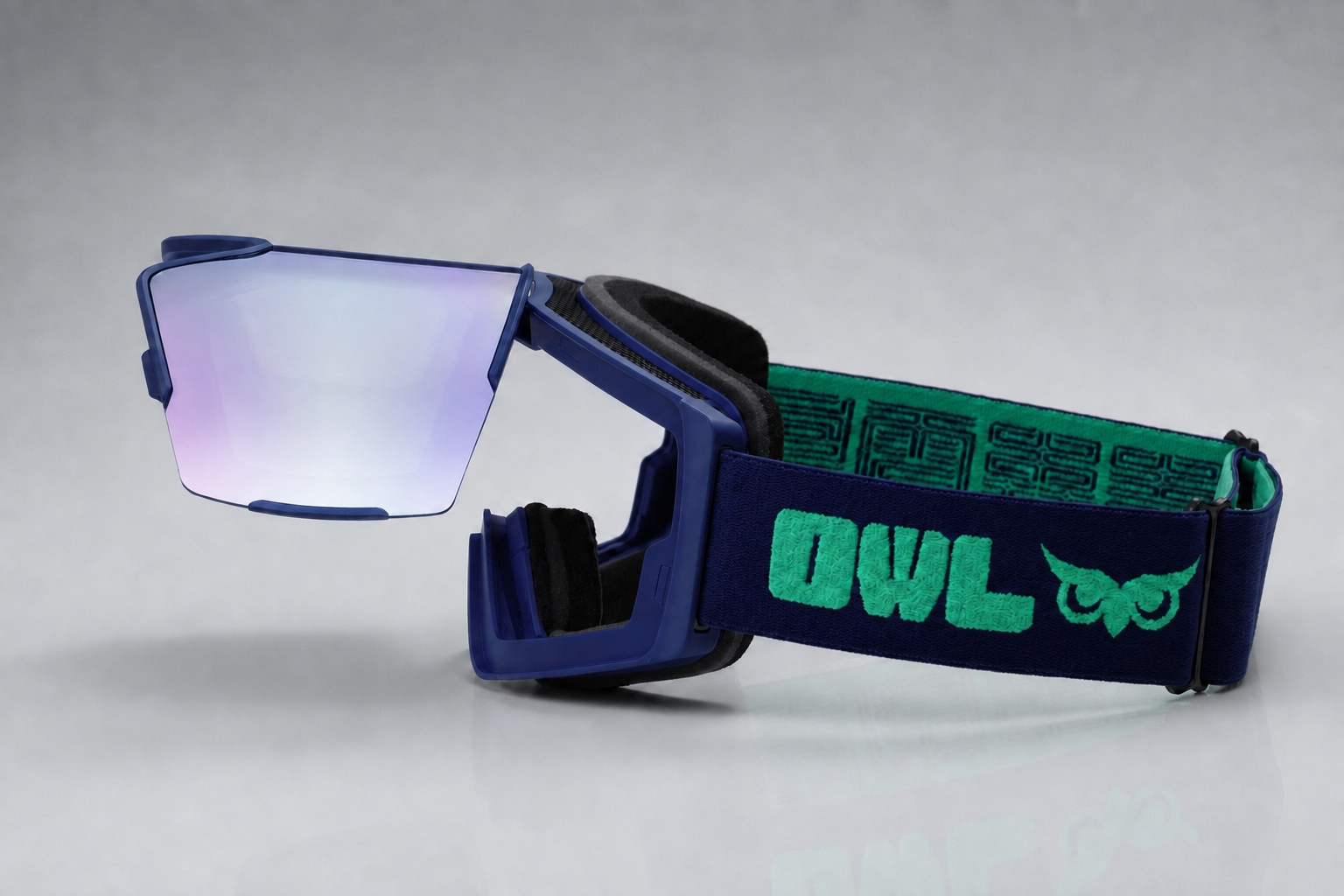 Flow XL Navy Aomori JAPOW TUNE Photochromic lens Blue to Red Green frame lens