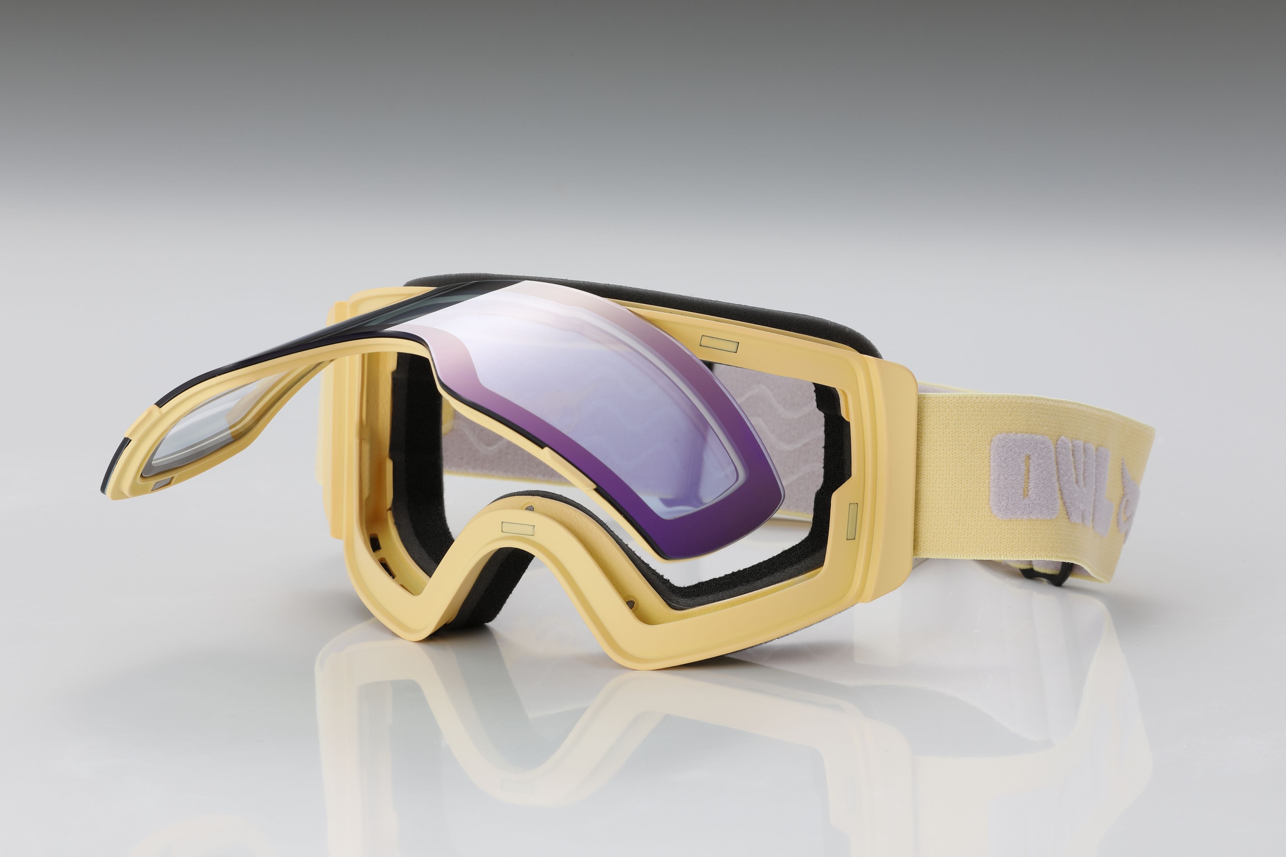 Flow mini Yellow Photochromic lens Purple – OWL OPTICAL