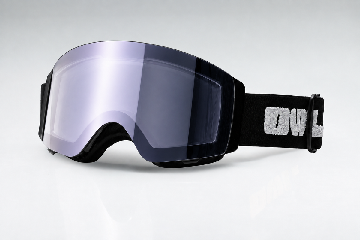 Flow Black JAPOW TUNE Photochromic lens Purple with Red Green