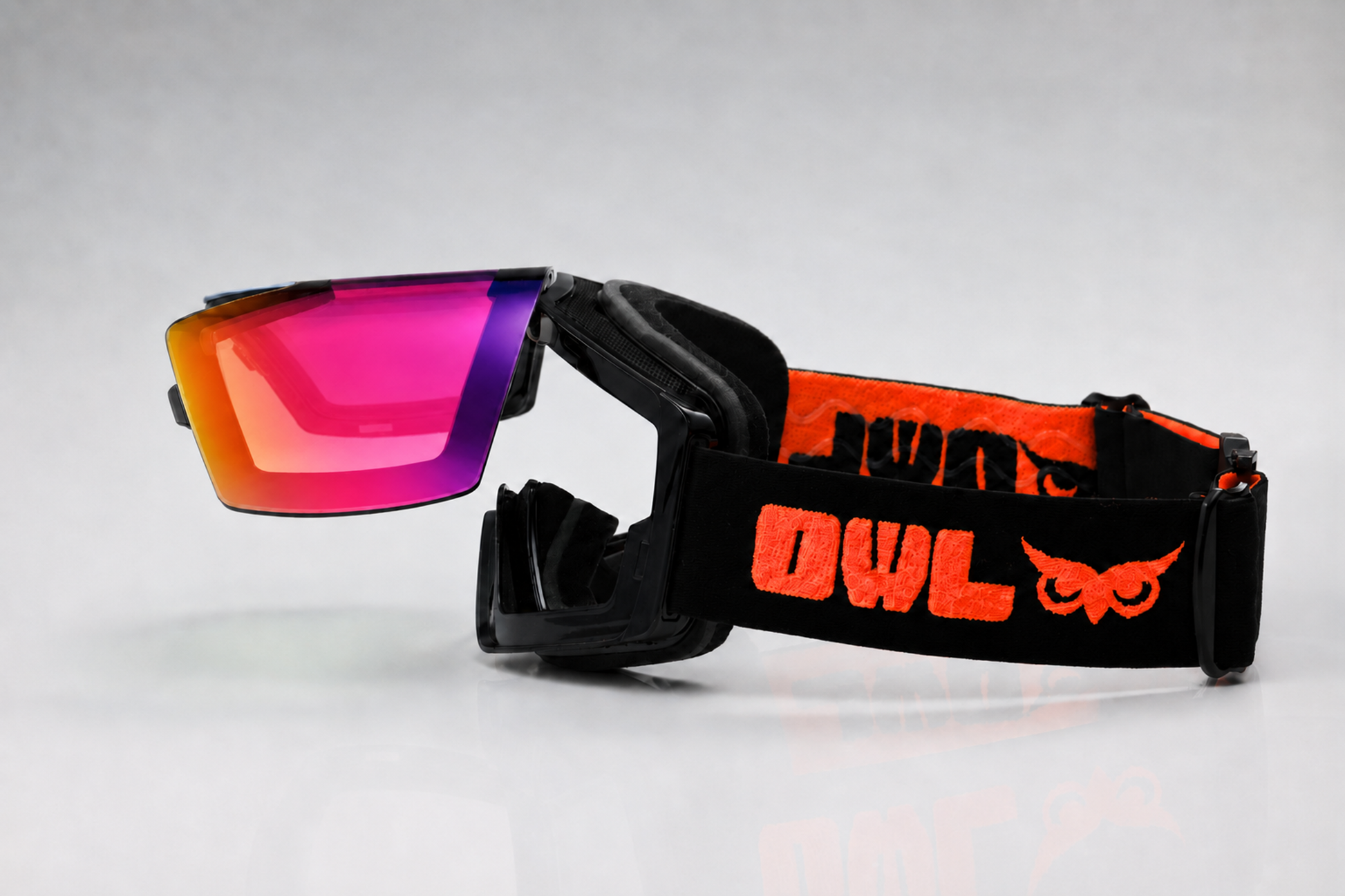 Flow G Black JAPOW TUNE Photochromic lens Blue with Purple Red