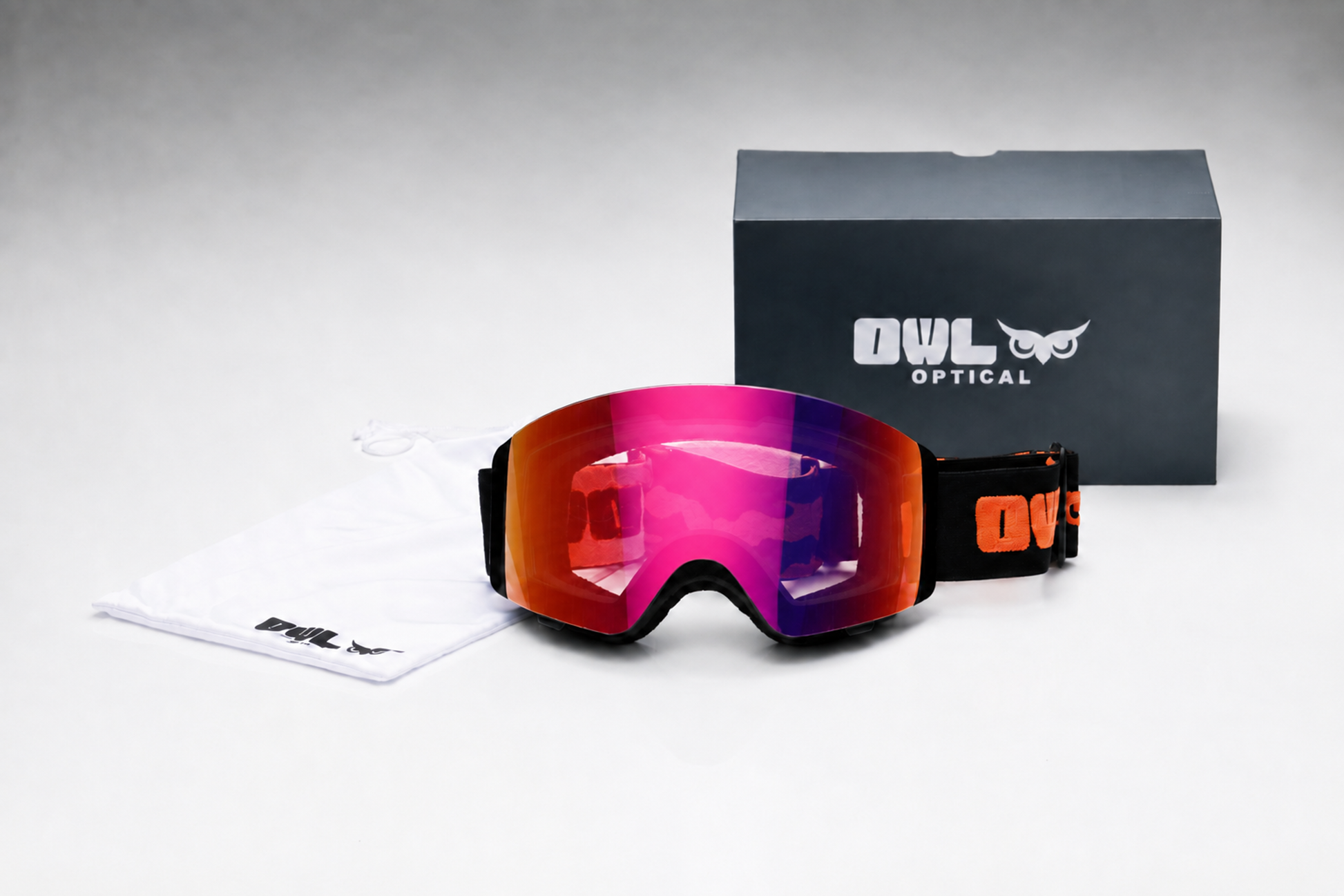 Flow G Black JAPOW TUNE Photochromic lens Blue with Purple Red