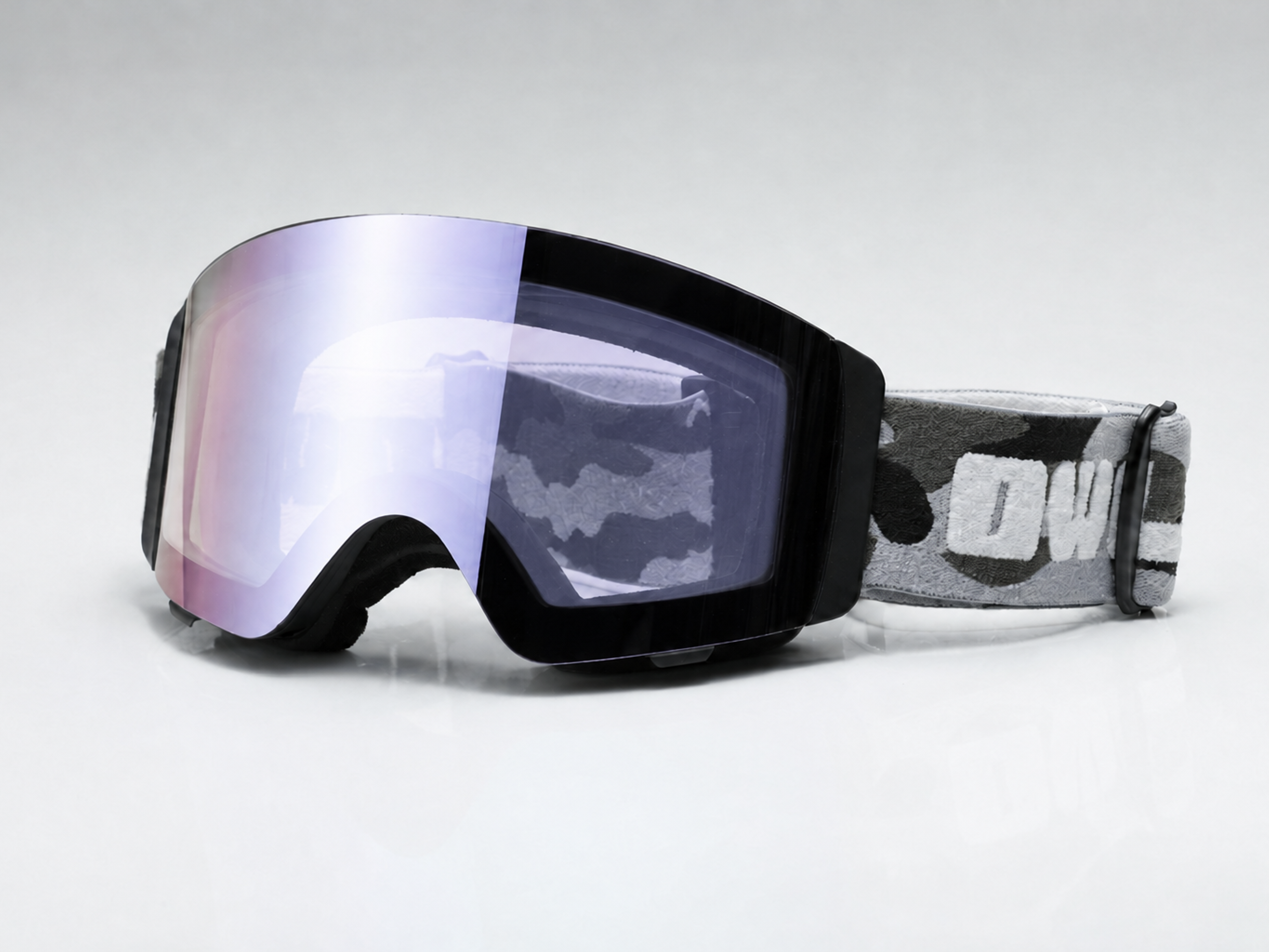 Flow Black Camo JAPOW TUNE Photochromic lens Purple with Red Green