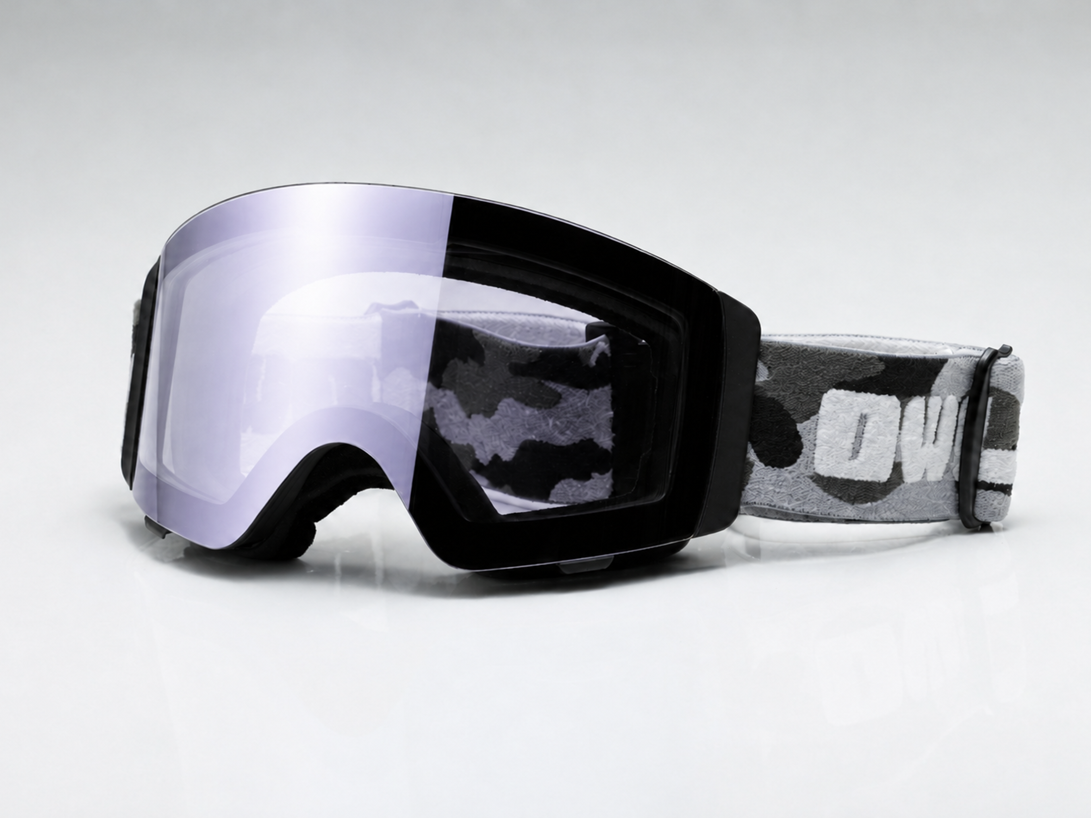Flow Black Camo JAPOW TUNE Photochromic lens Purple with Red Green