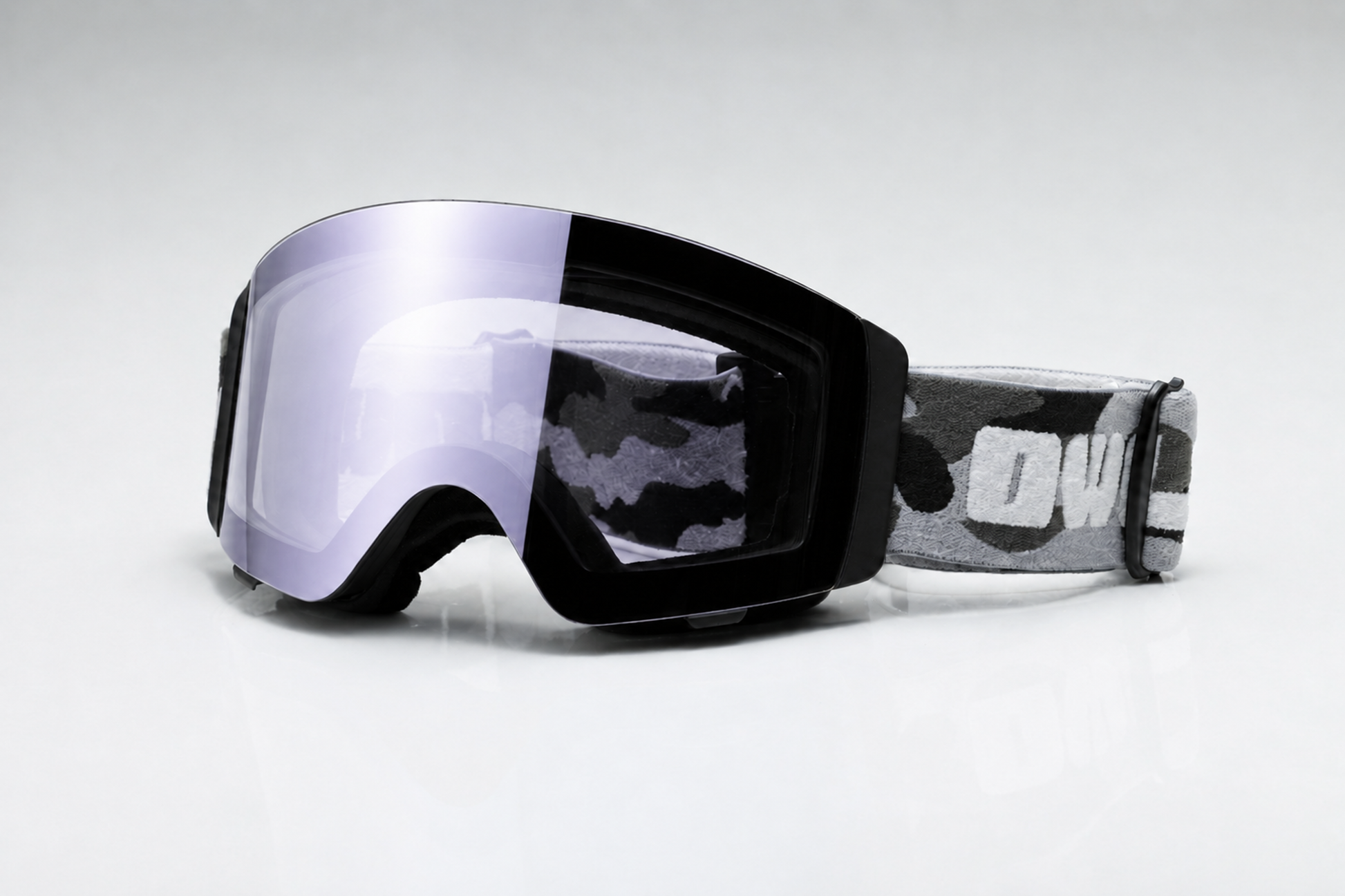 Flow Black Camo JAPOW TUNE Photochromic lens Purple with Red Green
