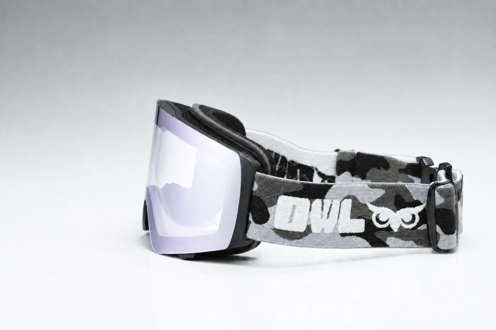 Flow Black Camo JAPOW TUNE Photochromic lens Purple with Red Green