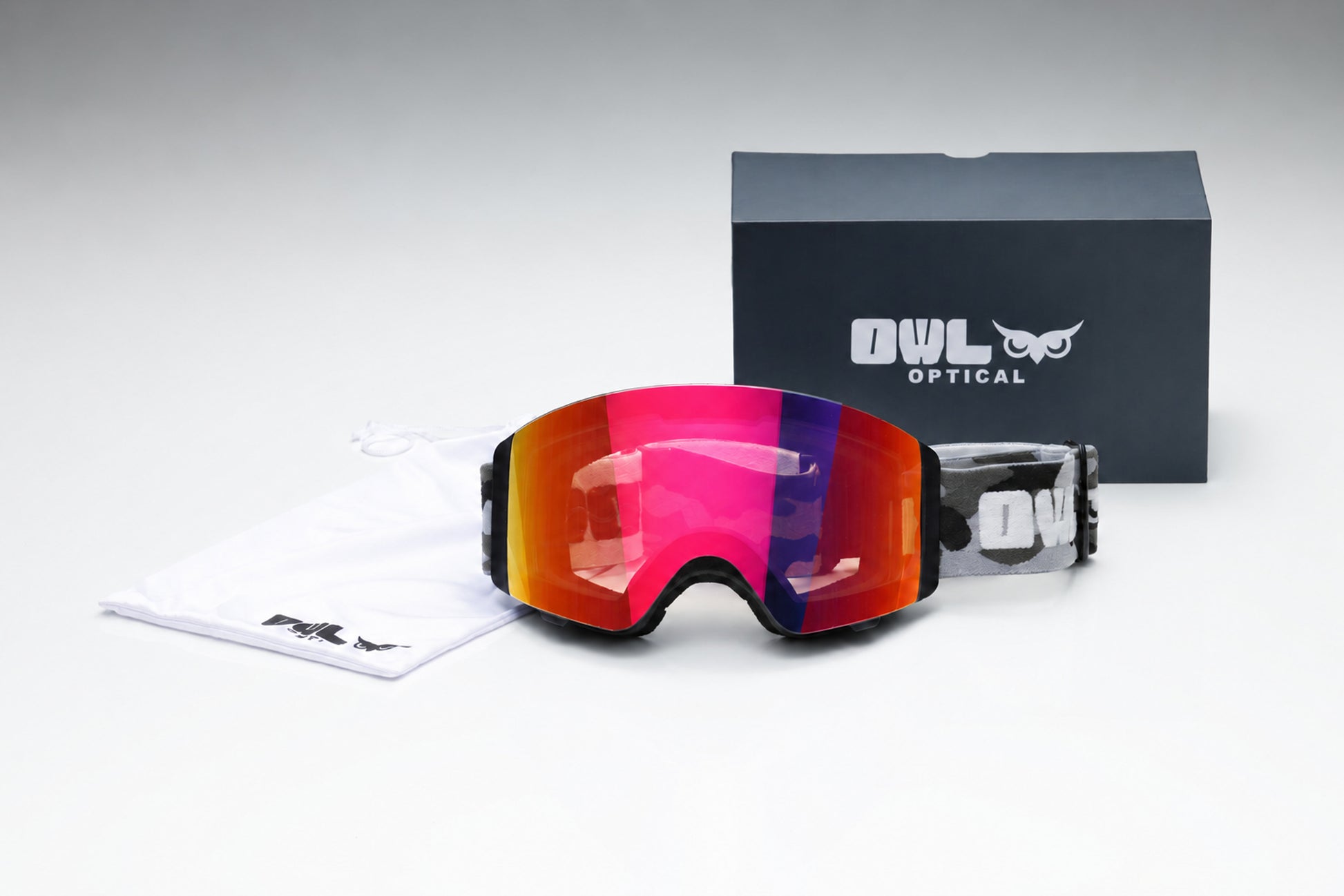 Flow Black Camo JAPOW TUNE Photochromic lens Blue with Purple Red