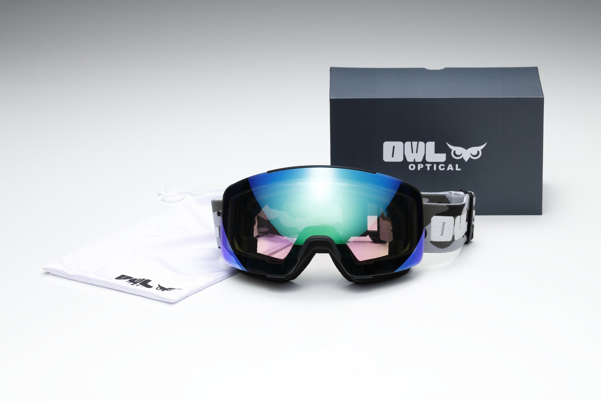 Vent Black Camo Photochromic lens Blue with Green