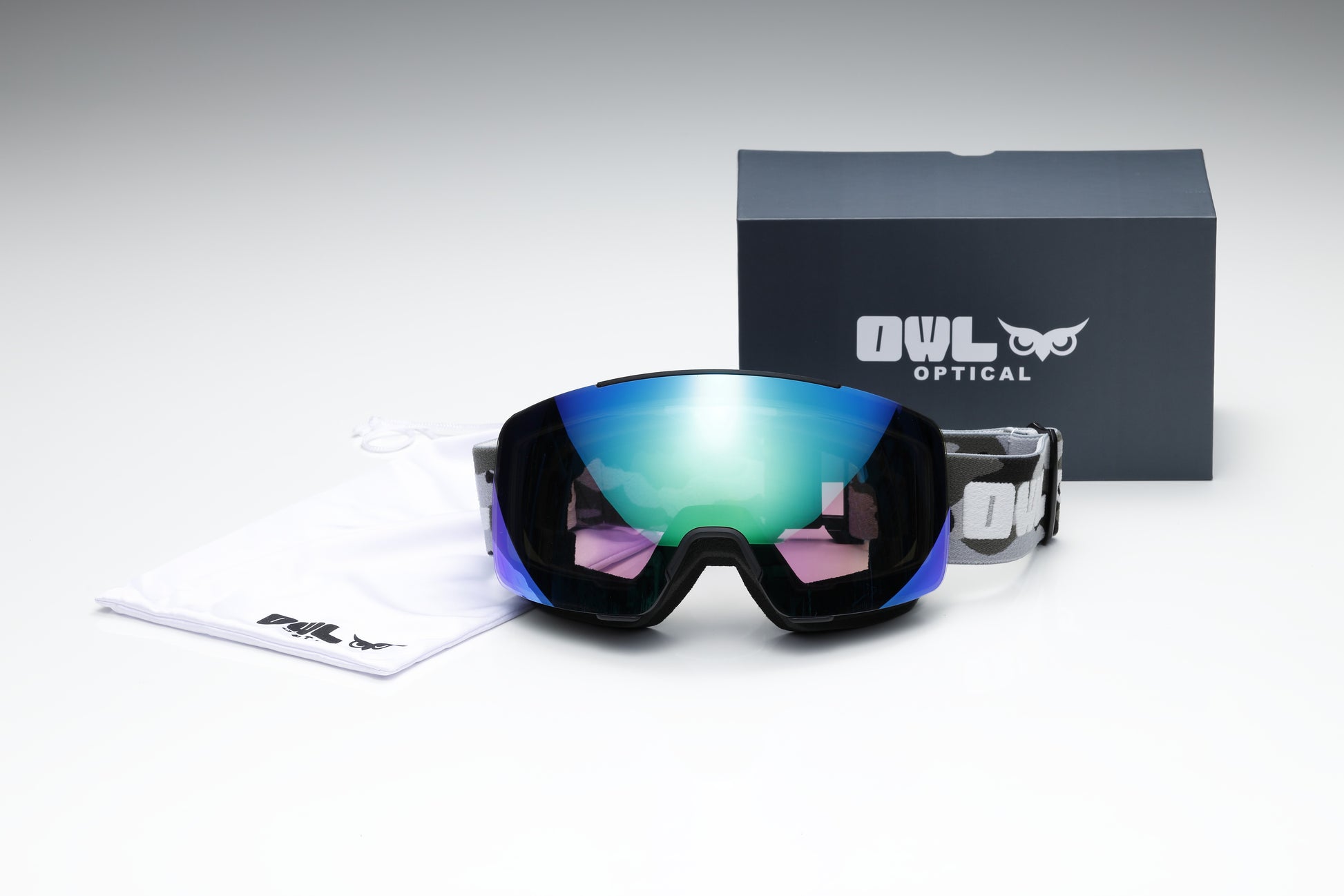 Vent Black Camo Photochromic lens Blue with Green