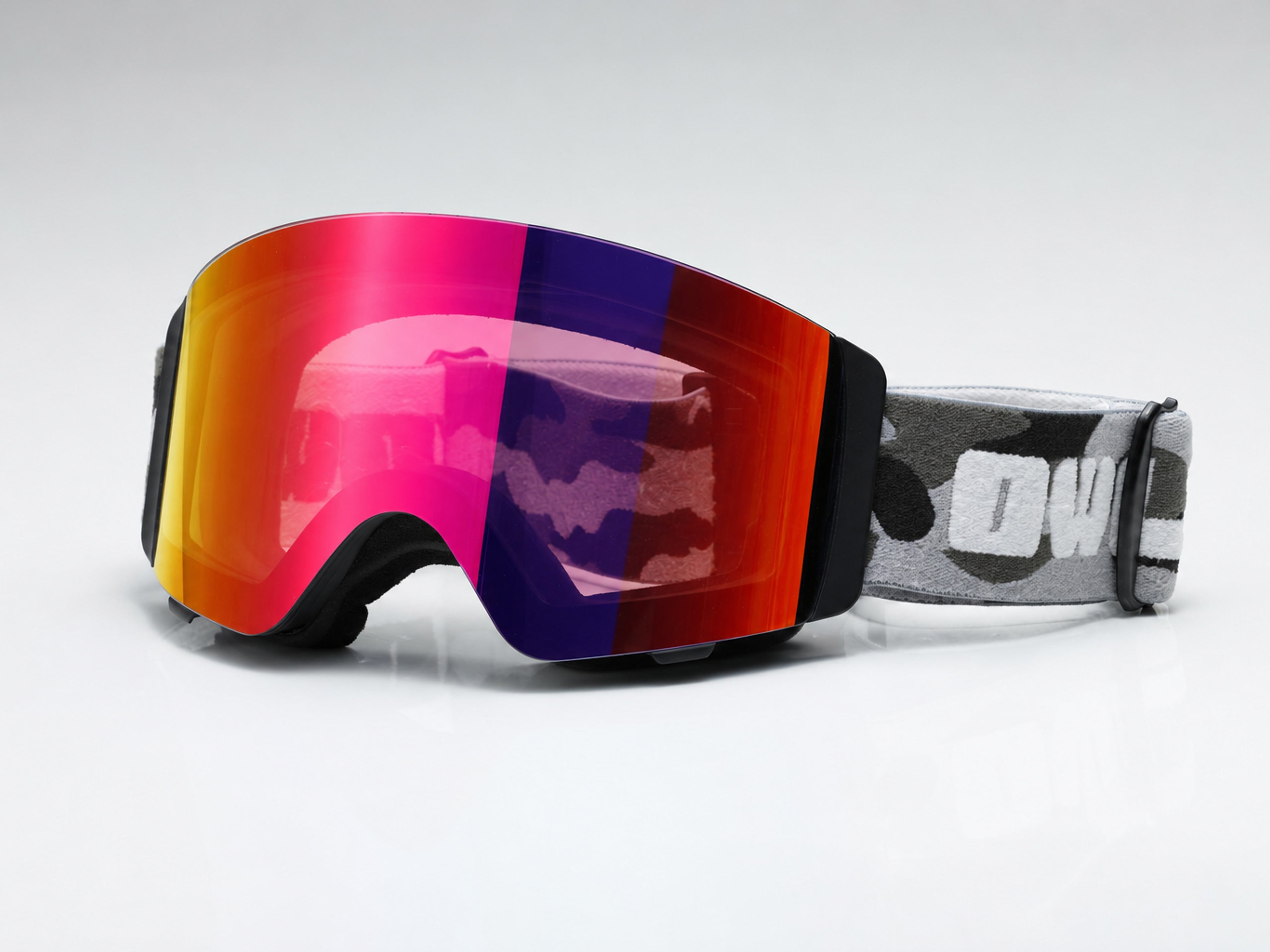 Flow Black Camo JAPOW TUNE Photochromic lens Blue with Purple Red