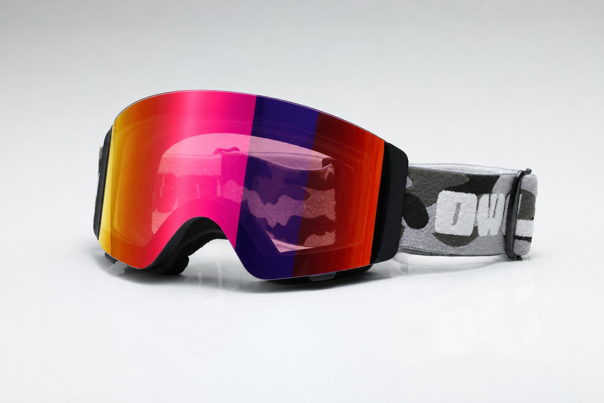 Flow Black Camo JAPOW TUNE Photochromic lens Blue with Purple Red