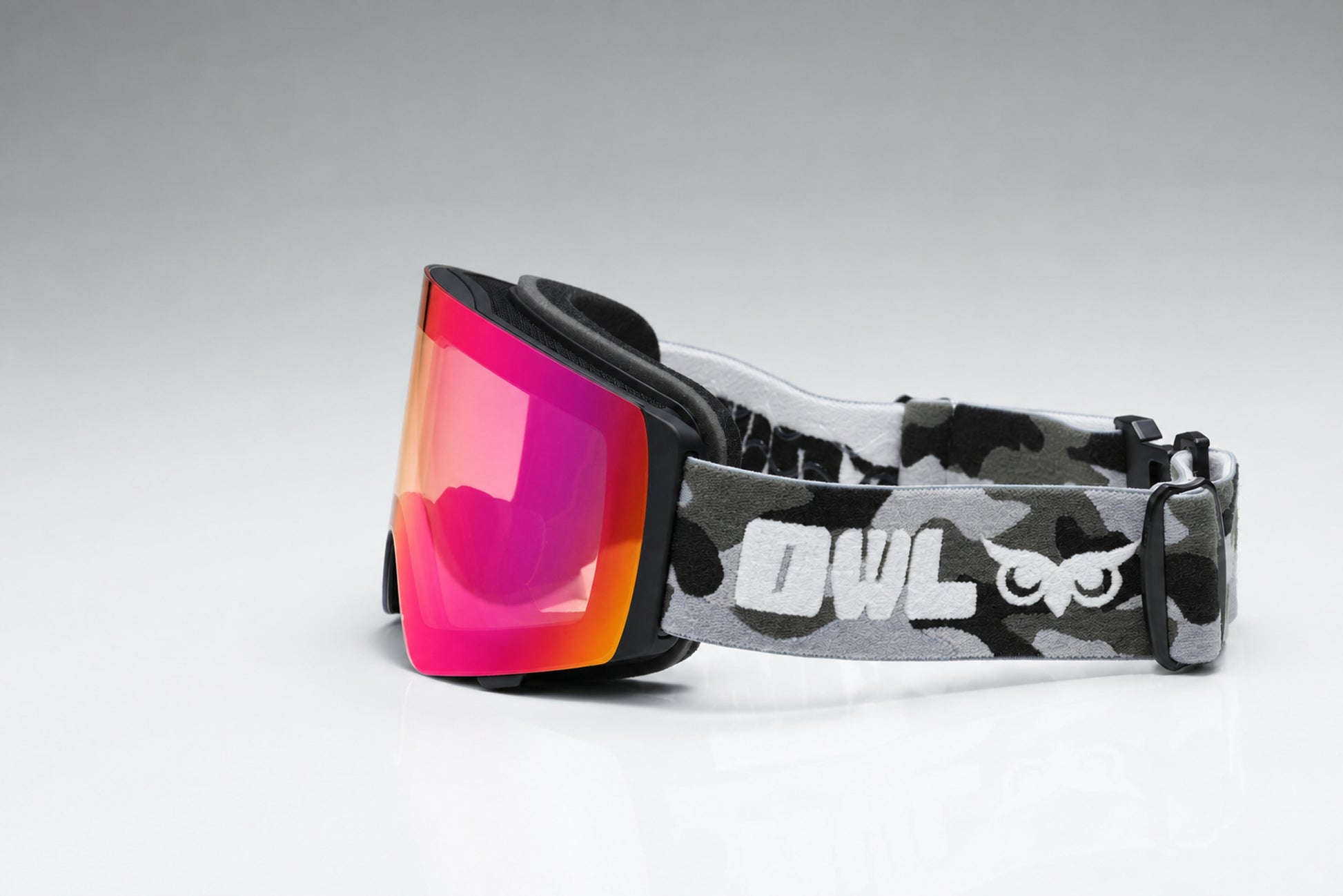 Flow Black Camo JAPOW TUNE Photochromic lens Blue with Purple Red