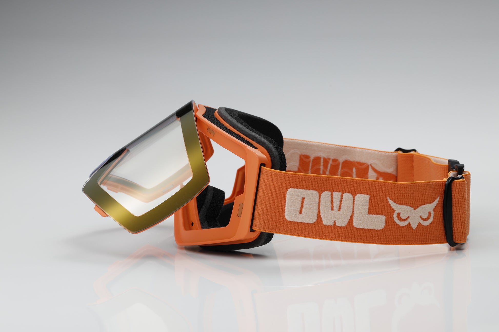 Flow Orange Photochromic lens Blue with Full Revo K Gold