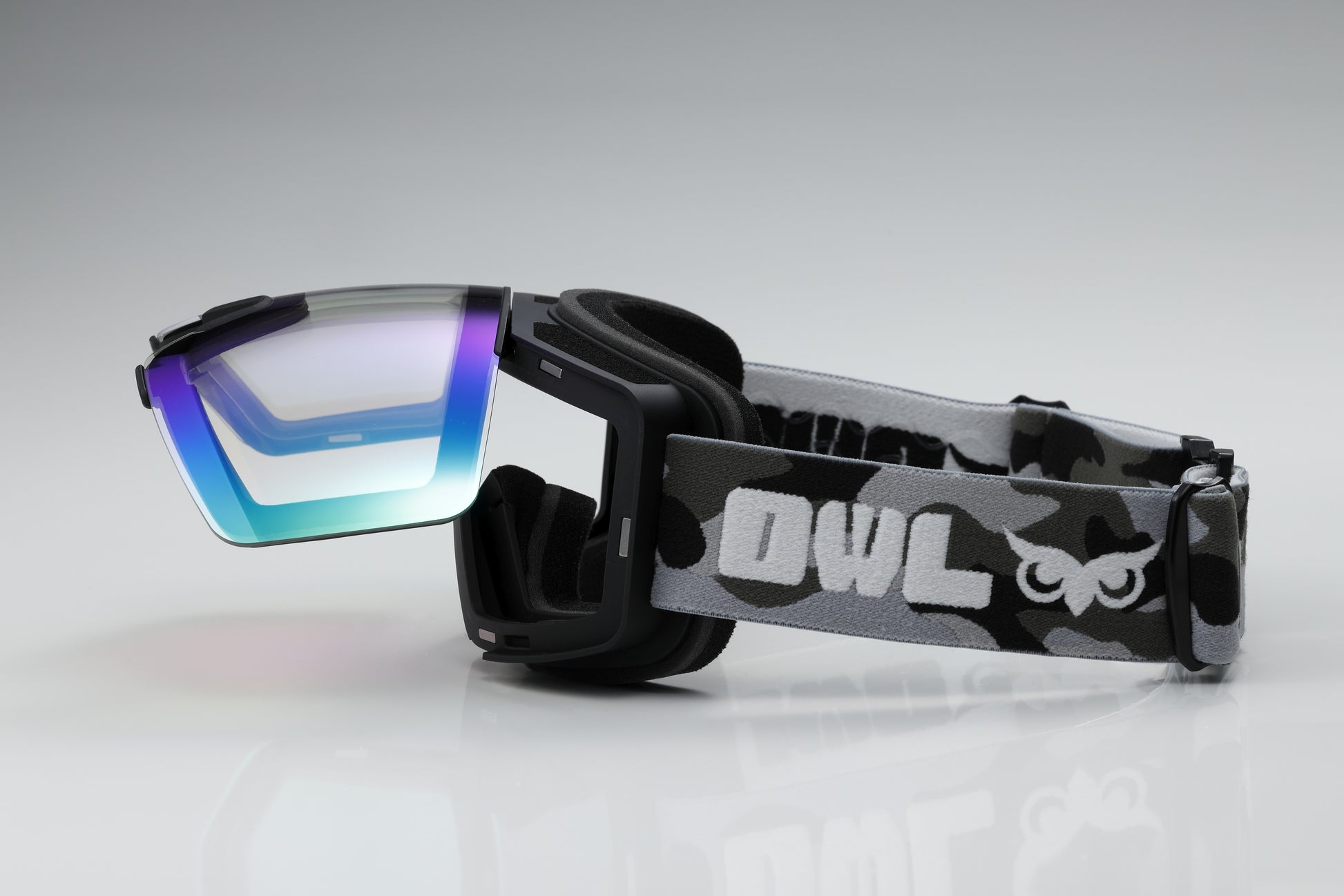 Vent Black Camo Photochromic lens Blue with Green