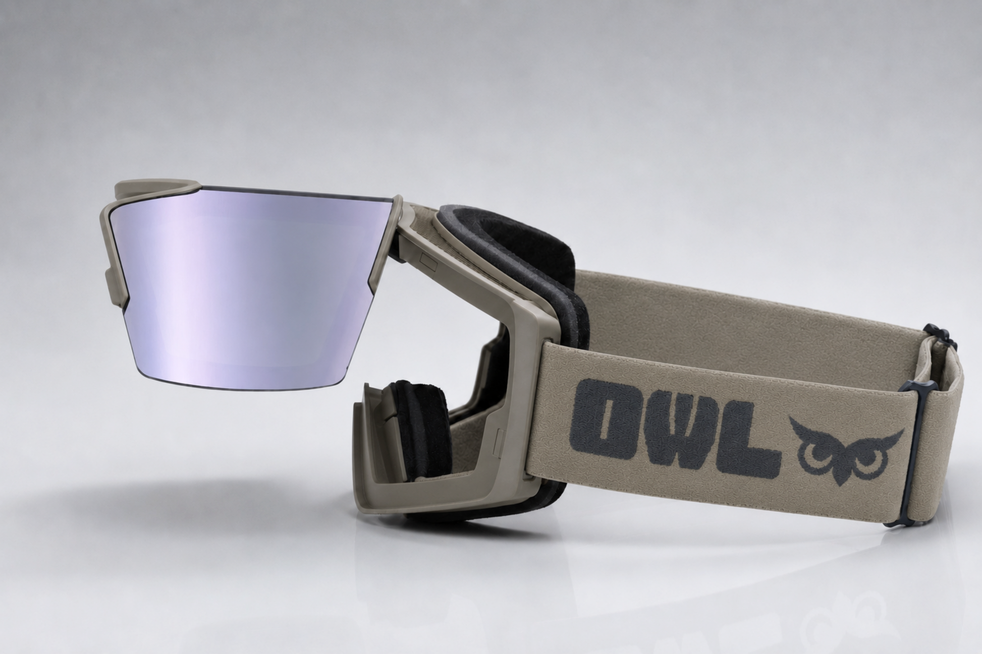 Flow XL Beige JAPOW Tune Photochromic lens blue with Red green  frame lens
