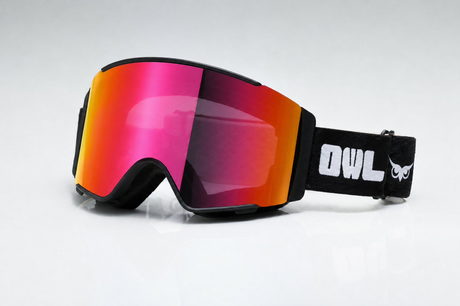 Flow XL Black JAPOW Tune Photochromic lens blue with Purple Red  frame lens