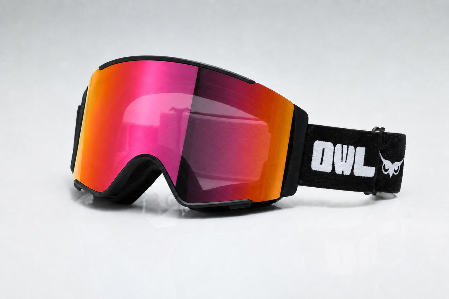 Flow XL Black JAPOW Tune Photochromic lens blue with Purple Red  frame lens