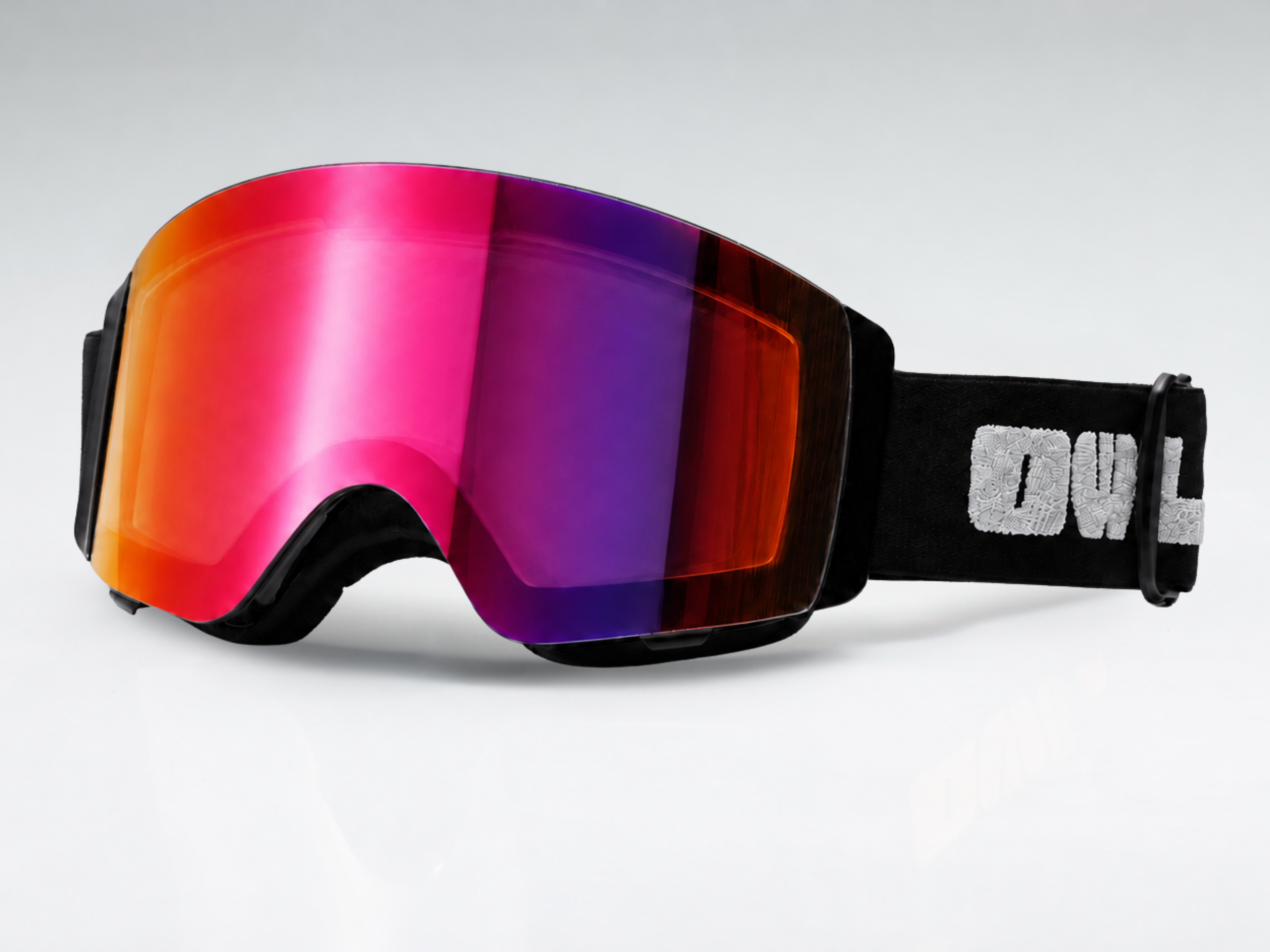 Flow XL Black JAPOW Tune Photochromic lens blue with Purple Red