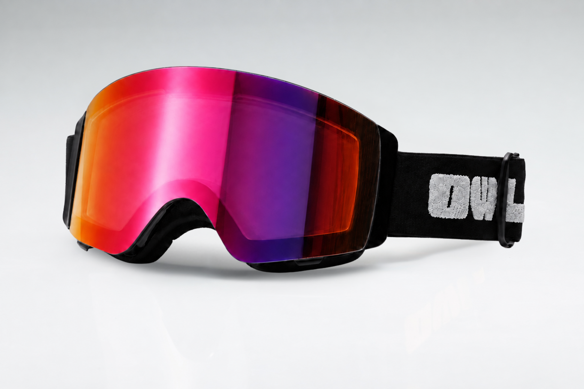 Flow XL Black JAPOW Tune Photochromic lens blue with Purple Red