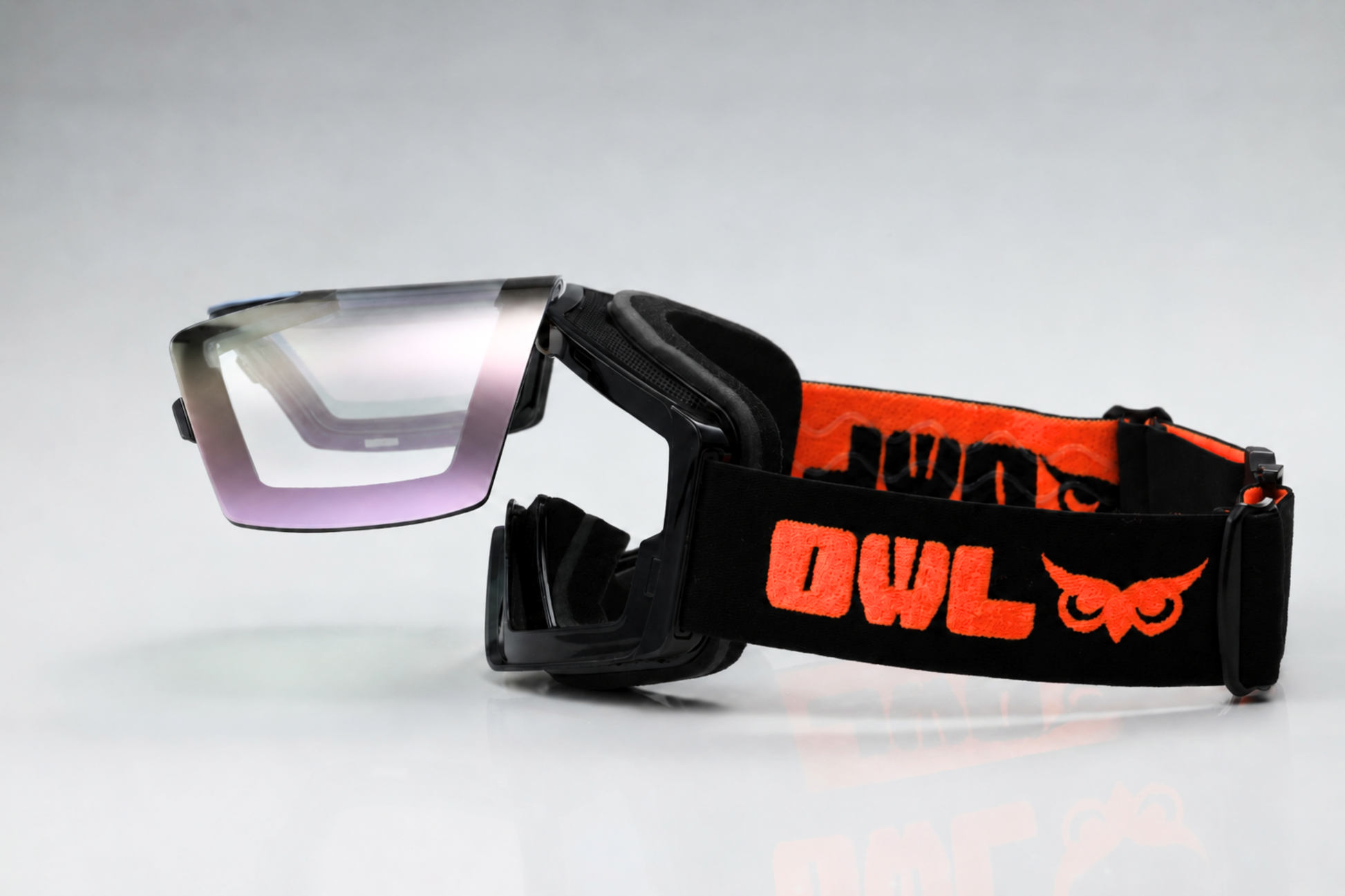 Flow G Black Photochromic lens Purple with Silver Pink