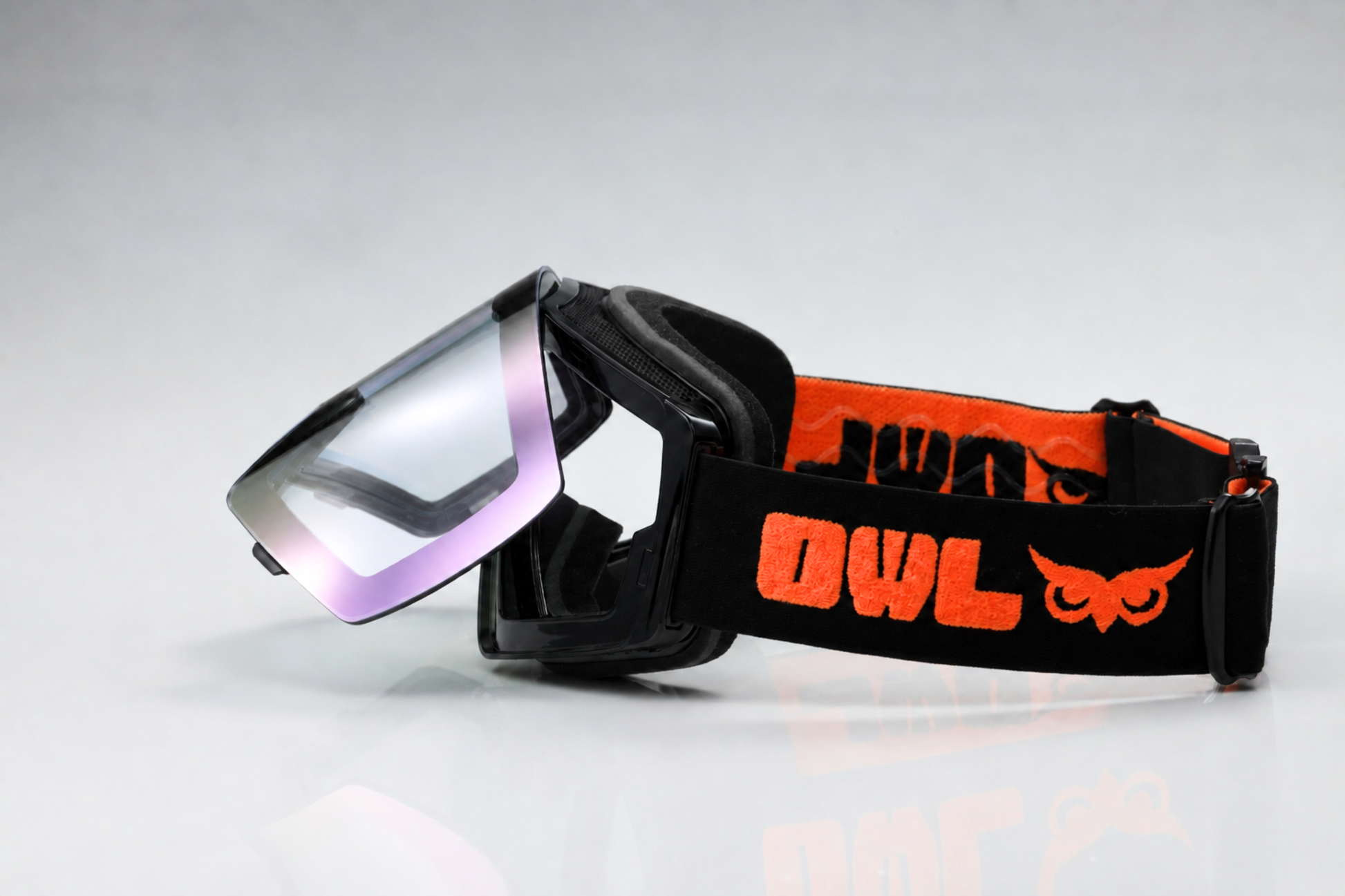 Flow G Black Photochromic lens Purple with Silver Pink