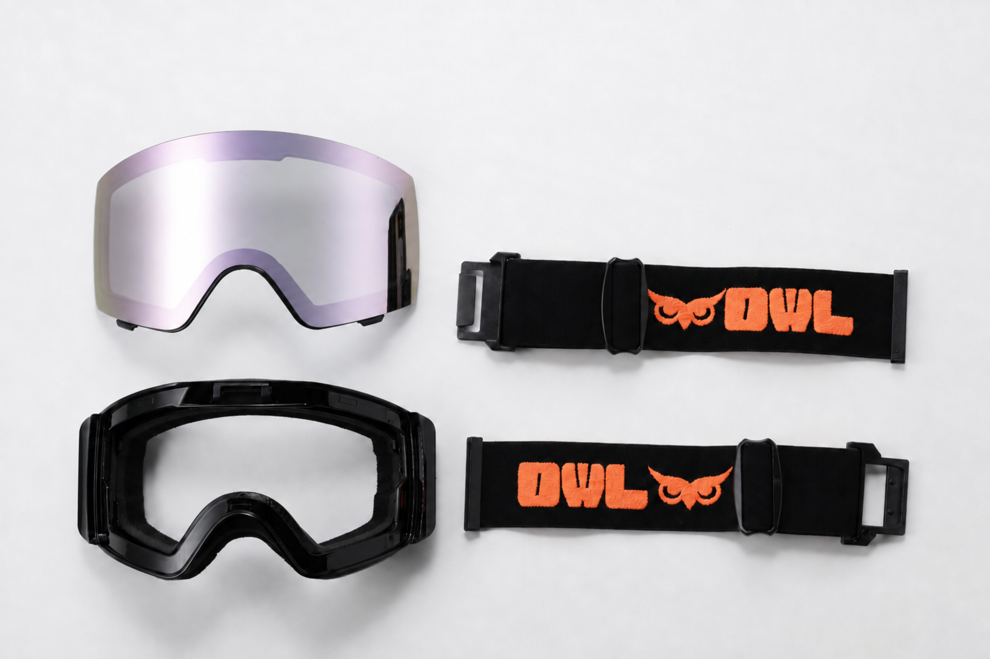 Flow G Black Photochromic lens Purple with Silver Pink